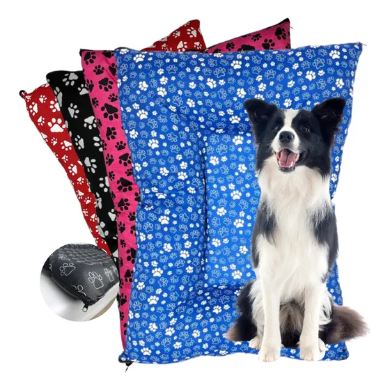 Colchonete Para Cachorro Gato Caminha Pet 70x60 Cm Tam G Cor Azul