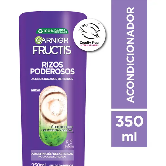 Acondicionador Garnier Fructis Rizos Poderosos 350ml