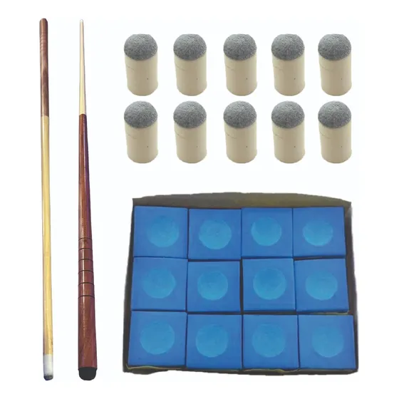 Kit Set 2 Tacos 1.20m +  12 Tizas + 10 Punteras Pool