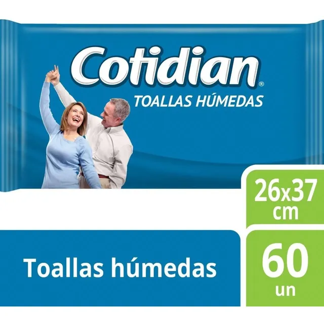 Toallitas Húmedas Cotidian Aloe Vera & Vitamina E Xg