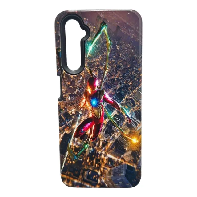 Funda Forro Goma Para Realme 6 + Vidrio Ceramico