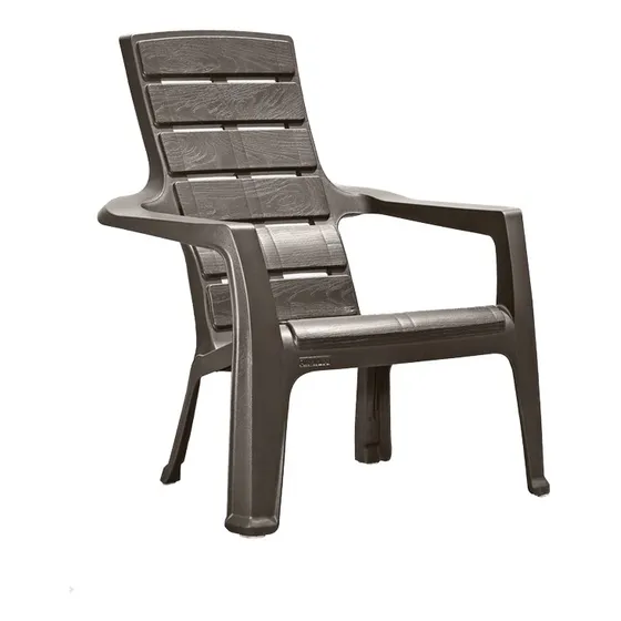 Silla Tumbona Plástica Playera Rimax Grande Espaldar Largo