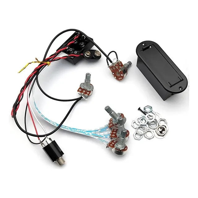 Preamp 3 Bandas Activo Pasivo Para Bajo Electrico Con Eq #6