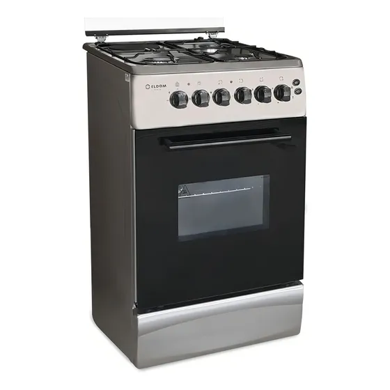 Cocina Eldom Florencia Ultra color acero inoxidable con puerta con visor 220V