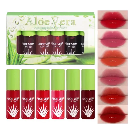Yasovigi Juego De Tintes De Labios Coreanos, 6 Colores Brill