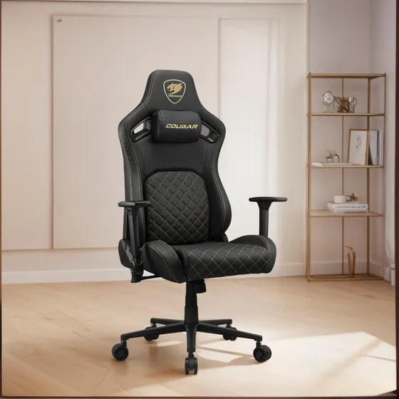 Silla Profesional Cougar Defensor Gold Apoyabrazos Plegable