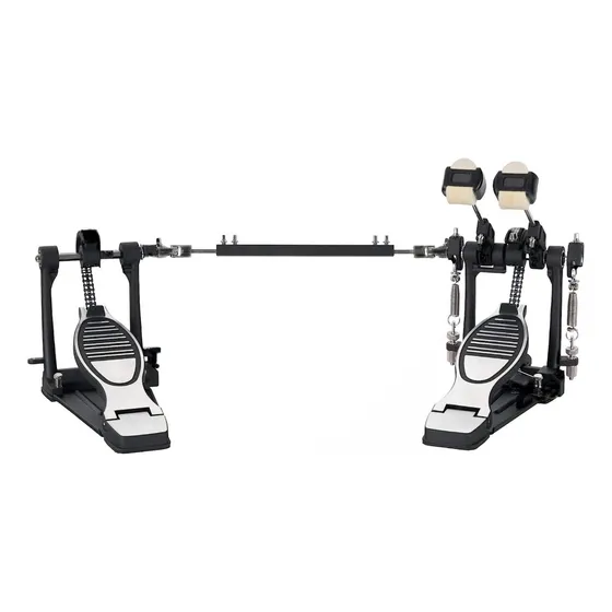 Pedal Duplo Para Bumbo Corrente Comado Sonata Db2000 4 Faces