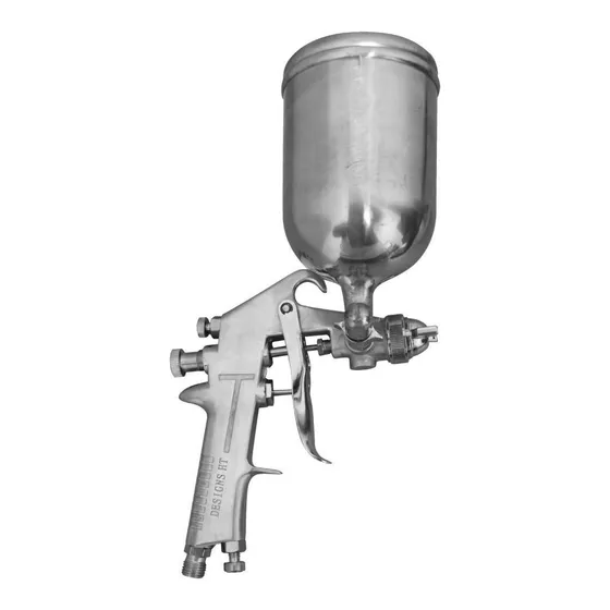 Aerografo Uduke Profesional Usa Vaso De 400 Cc Pistola F-75