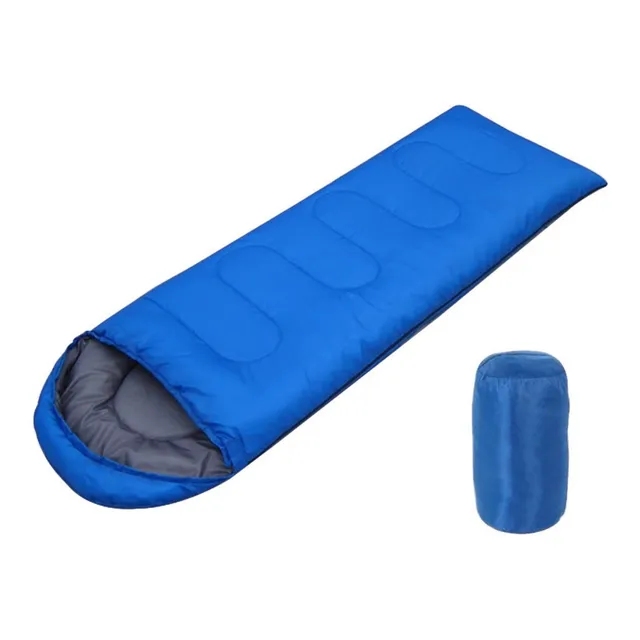 Sobre Saco De Dormir Aislante Caza Camping 2mt Capucha Liso