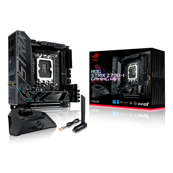 Placa Mãe Asus Rog Strix Z790-i Gaming Wi-fi 6e Lga1700 Cor Preto