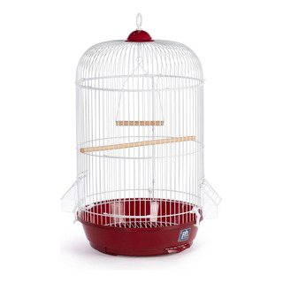 Previo Jaula De Pájaros Redondos Clásicos Hendryx, Rojo, Previo Jaula De Pájaros Redondos Clásicos Hendryx, Rojo,
