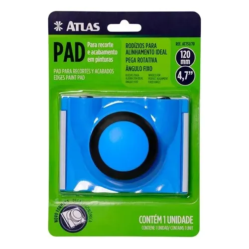 Pad Recorte Pintura Paredes Rotativo Canto Acabamento Atlas