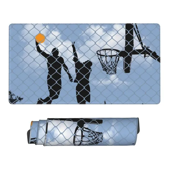 Alfombrilla Raton Para Juego Baloncesto Calle Teclado 3