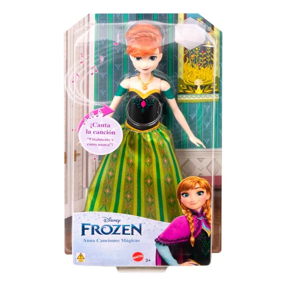 Disney Frozen Muñeca Anna Canciones Mágicas Español