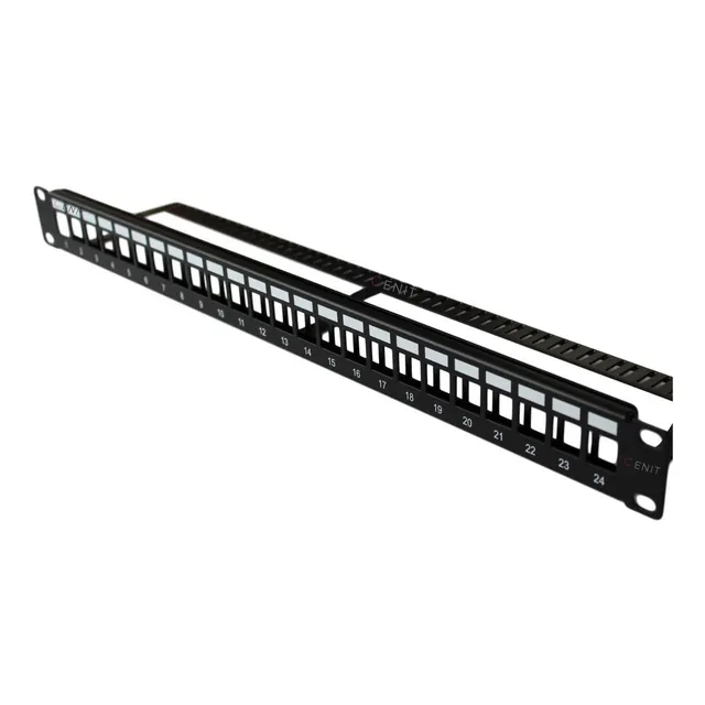 Patch Panel Vacío 24 Puertos Parcheo Modular Para Rack