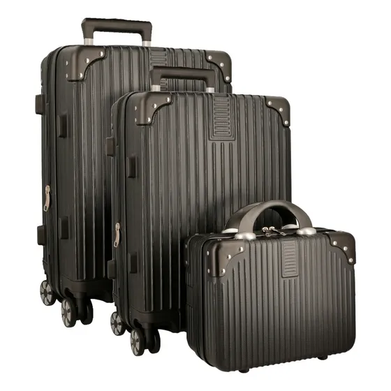 Setx3 Valijas Carry On Cabina Con Neceser Beauty Rígido New