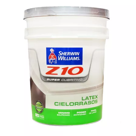 Pintura Latex Cielorraso Antihongo Z10 20 Lts Sherwin