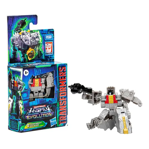 Transformers Scarr Dinobot Transformers Legacy Evolution Clase Núcleo, 8.9 Cm. Se Transforma En 9 Pasos , Figura De Acción Articulada Diseño Premium Coleccionable, Hasbro