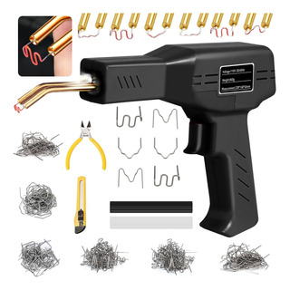 Kit De Soldadora De Reparación De Plásticos Con 1200 Grapas Kit De Soldadora De Reparación De Plásticos Con 1200 Grapas