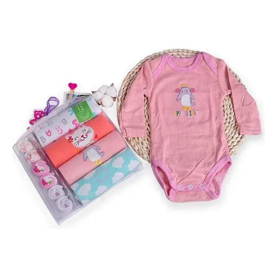 Set De Bodys, Monitos Y Conjuntos Para Bebes De Algodón