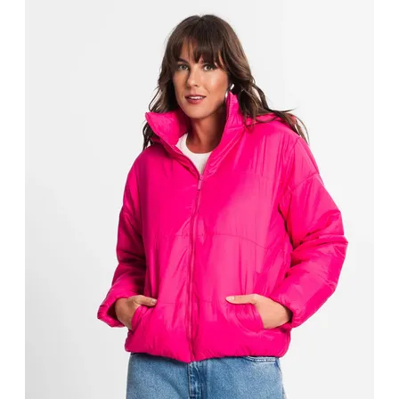 Jaqueta Feminina Com Capuz Endless Rosa