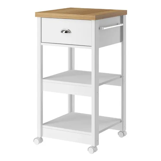 Carrinho Auxiliar Estética Ditália Ba-130 Cor Branco