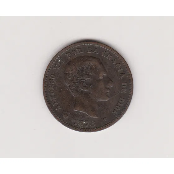 Moneda España 5 Centimos Año 1878 Excelente