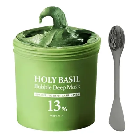 Holy Basil Bubble Deep Mask 90g Tipo De Piel Grasa Todo Tipo De Piel