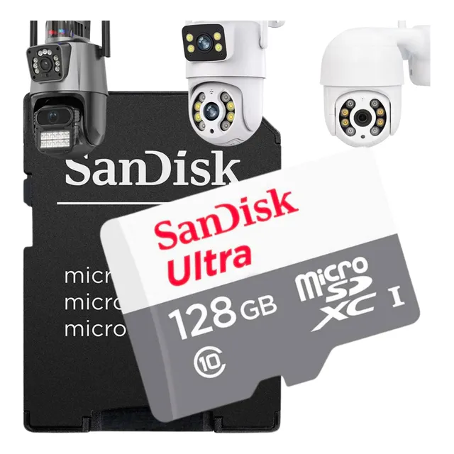 Cartão Memória Microsd Tf 128gb Original De Câmera Segurança