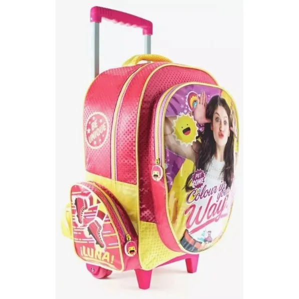 Mochila 12 Con Carro Soy Luna Wabro Original 11111