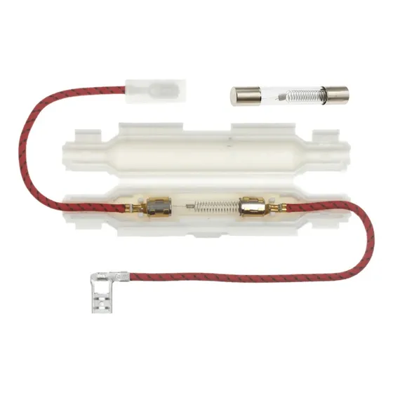 Porta Fusible + 2 Fusible Horno Microondas 5kv, 650ma, 0.65a
