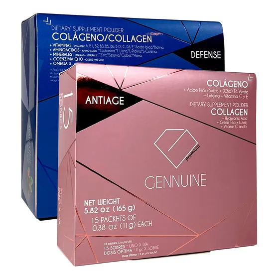 Gennuine 3 Antiage Y  3 Defense Multivitamínico Plan 3 Meses