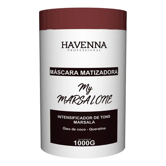 Mascara Matizadora Para Cabelos Marsala Marsalone 1kg