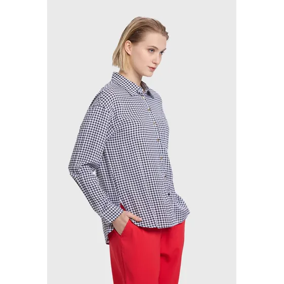 Blusa Mujer Abotonada Negro