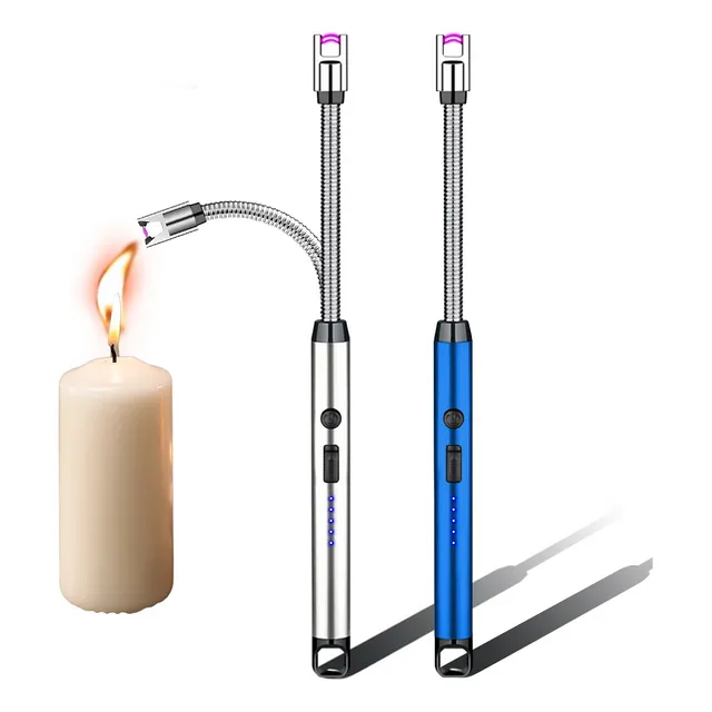 2pzs 360° Encendedor Electronico Recargable Lighter Multiuso