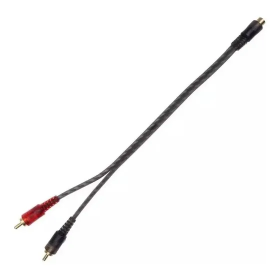 Cable Y Rca 2 Machos A 1 Hembra Profesional Anti Flama Audio