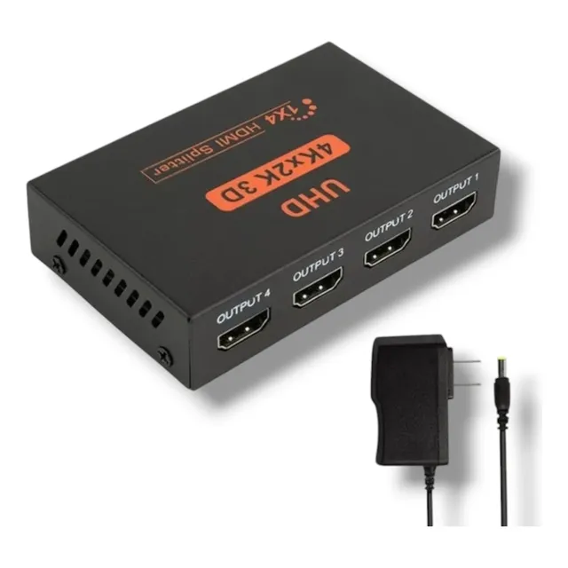Divisor Splitter Hdmi 1 Entrada 4 Salidas 1080p