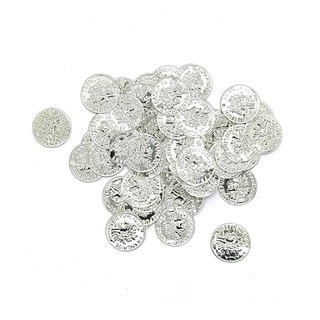 Monedas Francesas Plateada Para Decoración 100 Piezas Monedas Francesas Plateada Para Decoración 100 Piezas