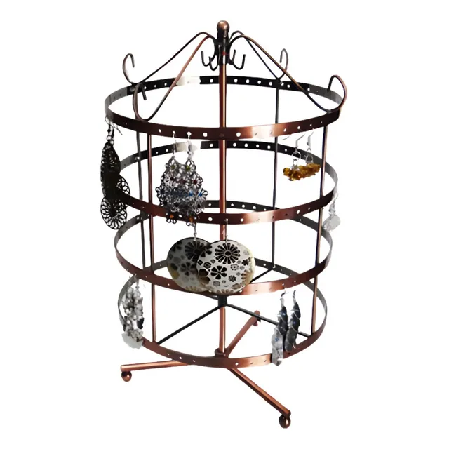 Exhibidor Arete Bronce 72 Pares Arete Zarcillo 35cm Suxes