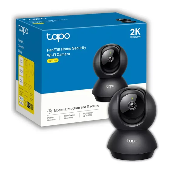 Camara Wi-fi Vigilancia 360 2k 3mp Tp Link Tapo C211