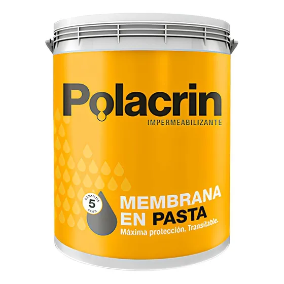 Polacrin Membrana Liquida 20lt Color Gris