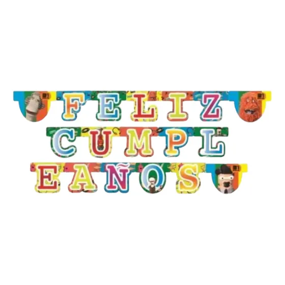 Guirnalda 31 Minutos Feliz Cumpleaños Para Cotillón Fiestas