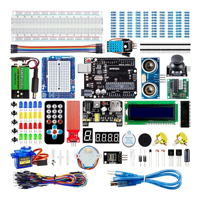 Kit De Proyecto Super Starter Kit Con Breadboard, Fuente De 