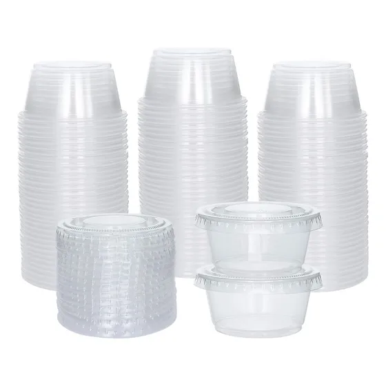 Pocillo Desechable Con Tapa  2 Oz X 150 Unds