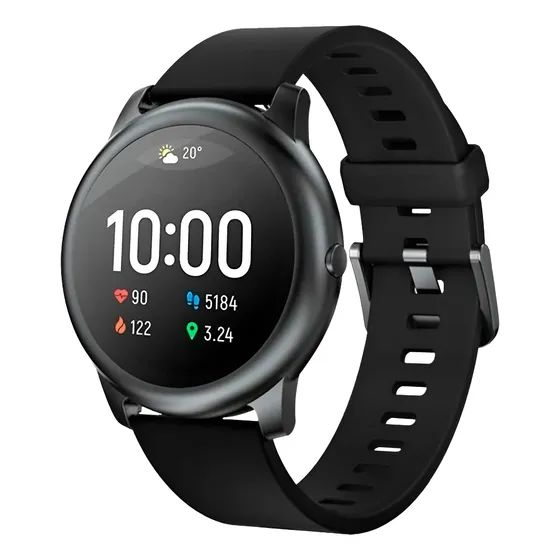 Smartwatch Haylou Solar 1.28  Caja 45.3mm De  Pc Y Abs  Negr