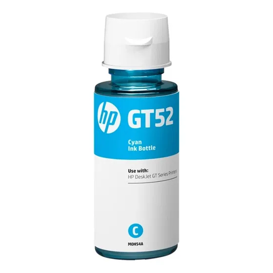 Botella de Tinta HP GT52 Cian Original 70ml