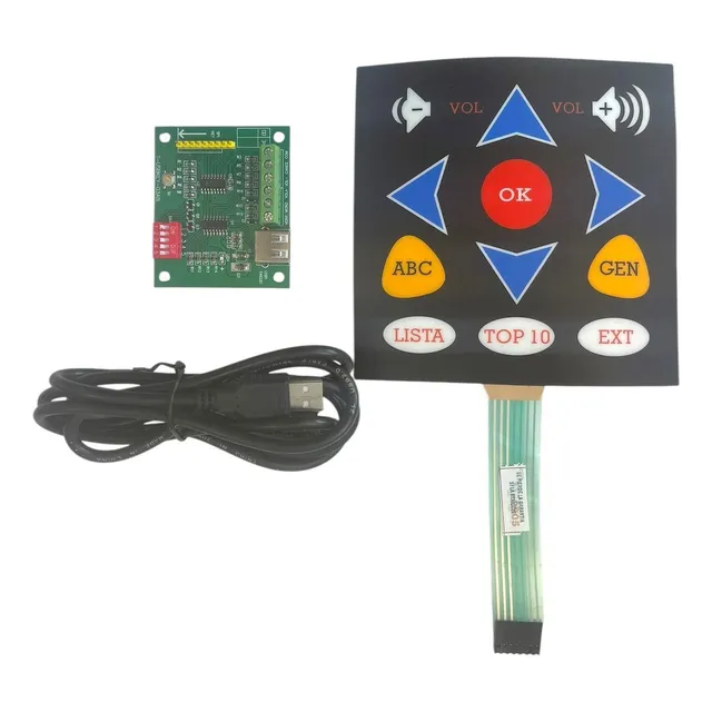 Membrana Rockola, Completa Flechas, Compatible Con Todos Cpu