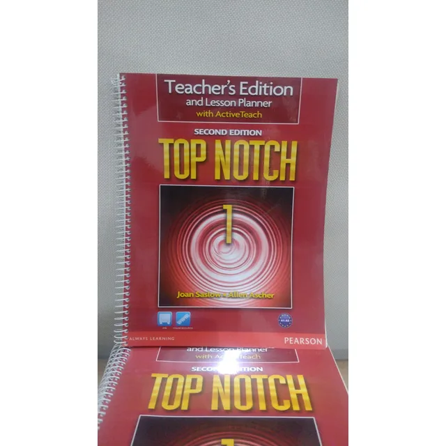 Top Notch 1 Teacher's Edition And Lesson Planner Whit Active