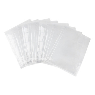 A 10 X 9 Orificios Papel Moneda Álbum Protectores De Hojas A 10 X 9 Orificios Papel Moneda Álbum Protectores De Hojas