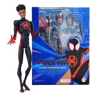 Action Figure Miles Morales Homem-aranha C/acessórios Action Figure Miles Morales Homem-aranha C/acessórios